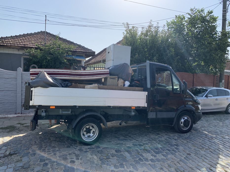 Transport moloz / moluz, nisip, balastru, lemn, mobila etc