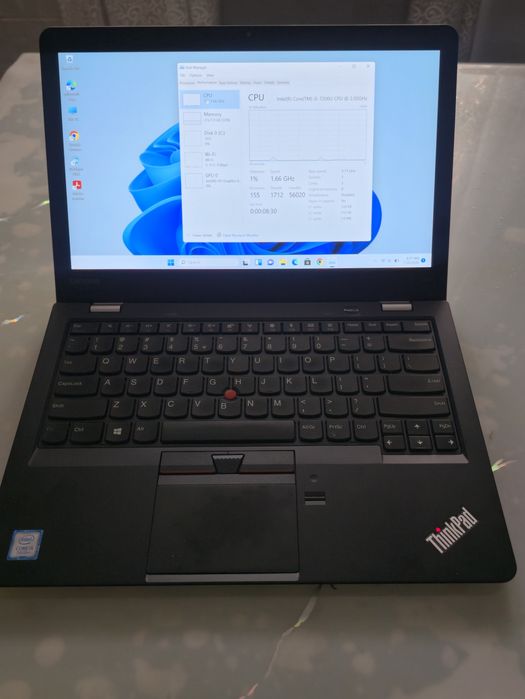 Lenovo 13, i5-7200, ram 8gb, ssd 256gb, bat 3ore