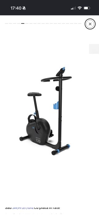 Bicicleta de apartament