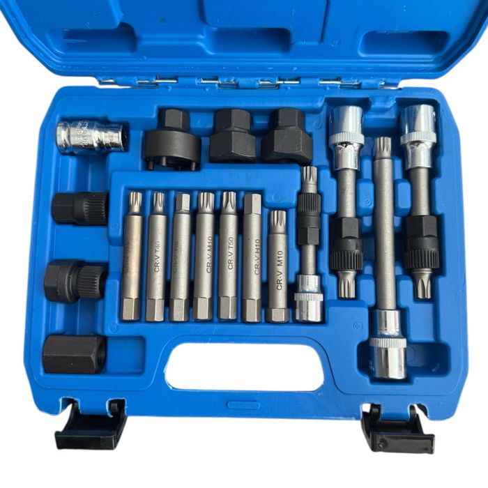 Комплект Вложки за  ШАЙБИ НА АЛТЕРНАТОРИ 18 Части HAWEK HW-1126