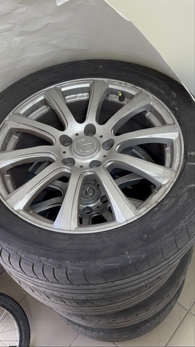 Титановый диски с резиной