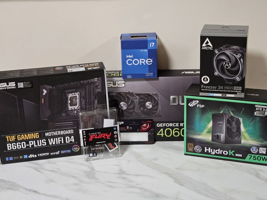 Компютърна конфигурация i7-12700 | RTX 4060 | 32GB RAM | 2TB NVMe