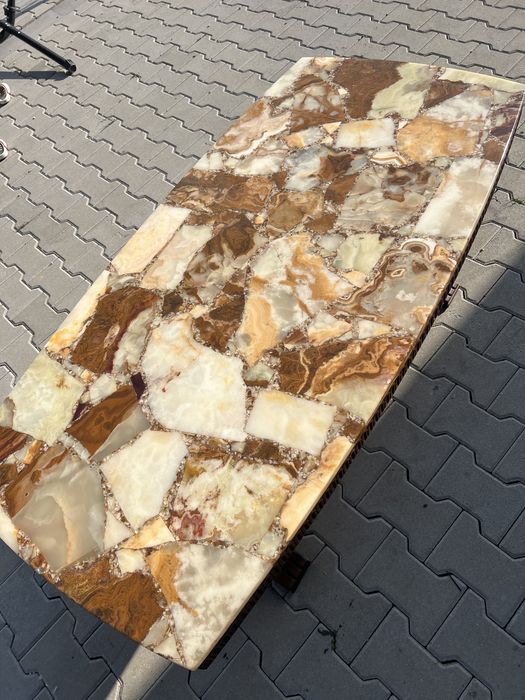 Vand masuta cafea lemn cu marmura