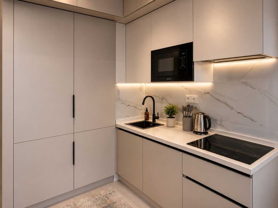 Дизайнерская студия в Modera Tower  Вид на город  суточно