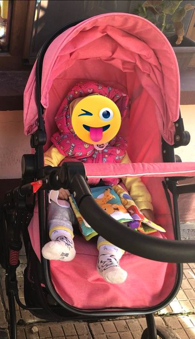 LORELLI Classic Комбинирана количка ALBA CANDY PINK 3в1 100лв.