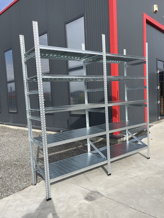 Rafturi garaj,beci, depozitare METALSISTEM super 123 zincate fabricate in italia Noi