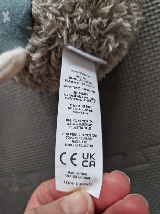 Плюшена играчка Ingenuity - Таралежчето Farrow