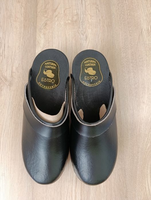 Сабо естествена кожа