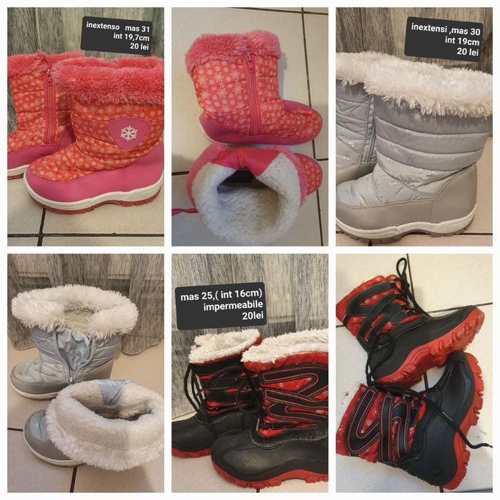 Loturi cizme/ incaltaminte piele , fetita