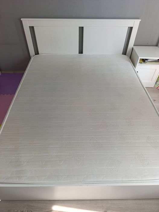 Pat plus saltea 160 x 200 cm (SONGESAND, Ikea)