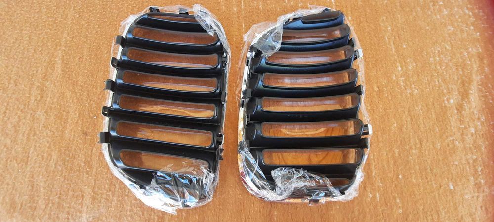 Grile BMW X5 E53 LCI 04-06 argintiu titanium silver