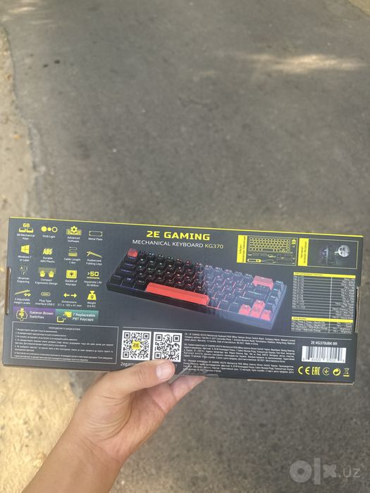 Механическая клавиатура 2E Gaming KG370 RGB (Gateron Brown)