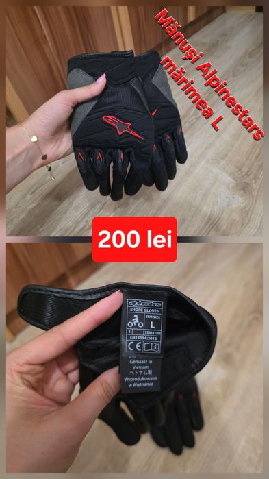 Echipament moto (jachetă, cască, mănuși,ghete)