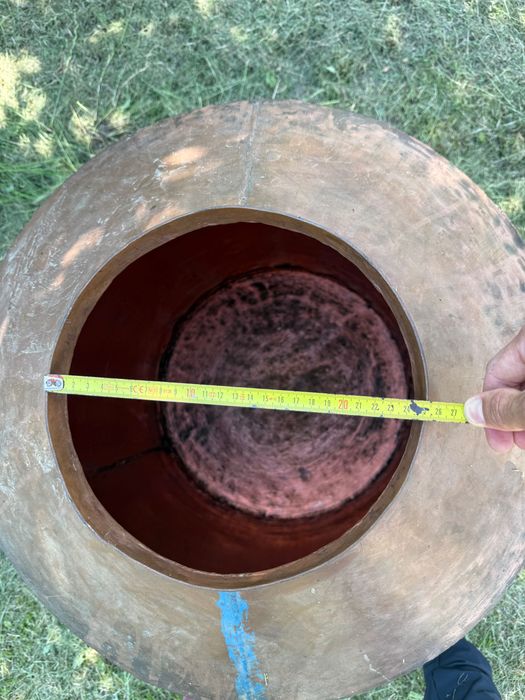 De vanzare: cazan traditional din cupru gros ~140L + capac și serpentină