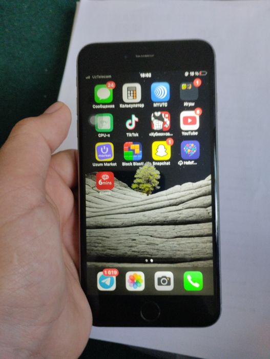 Iphone 6 s plus,eomkst -.xotira. kelishamiz 128 gb.ios 15.8.4.xolati o