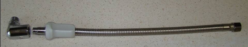 Мека връзка за газ с бърз конектор 1м.