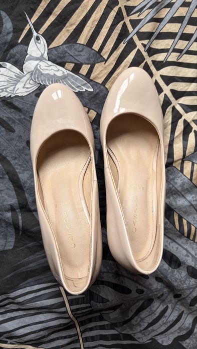 Туфли лодочки бежевые