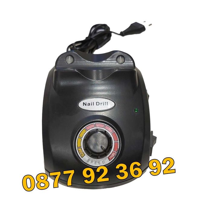 ПРОМОЦИЯ 65W ЕЛ.ПИЛА+ПЕДАЛ за нокти електрическа пила за маникюр