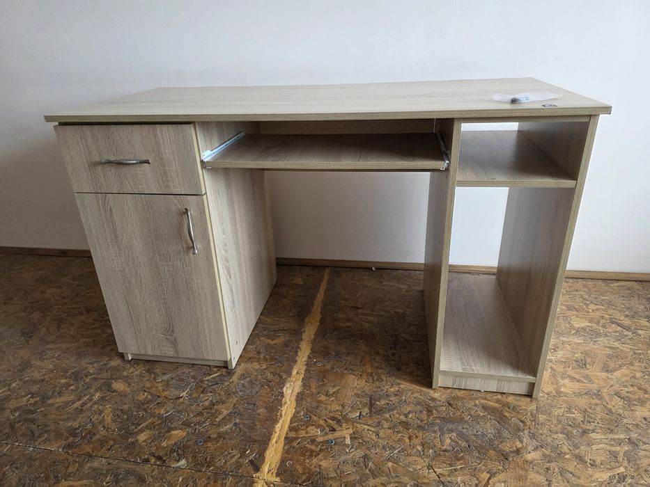 Бюро с шкаф и чекмедже (120х60см)