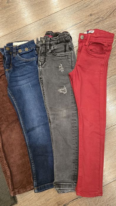 Размер 110, 4-5год дънки и панталони Zara,Okaidi