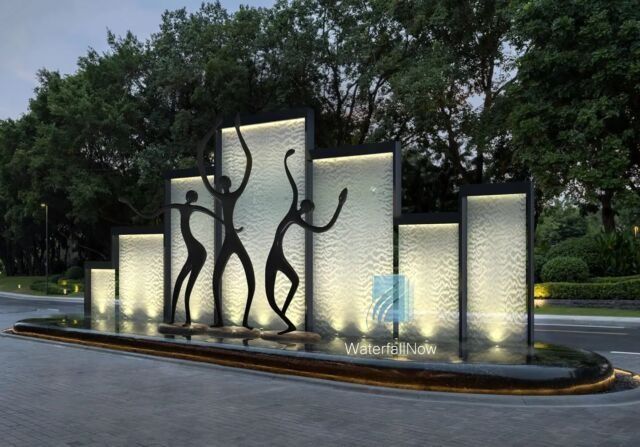 Фонтаны, водопады, декор в современном стиле