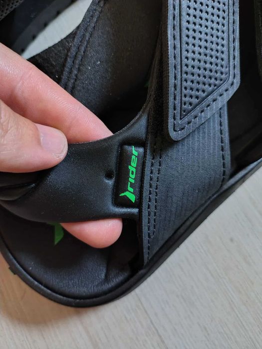 Rider Terrain Sandals Black/Green Sandale slingback cu velcro Size 43