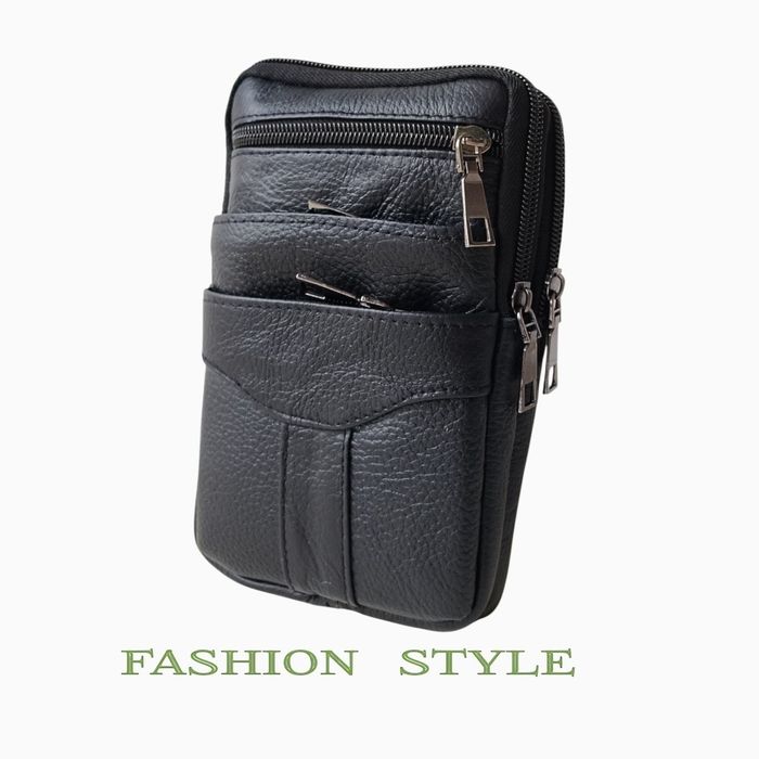 Мъжка чанта от естествена кожа