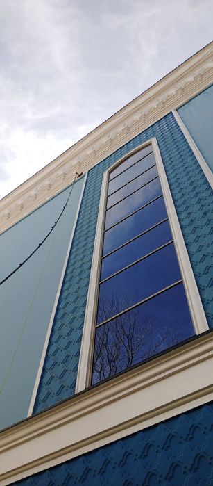 Oyna yuvish oyna tozalash фасад мойка