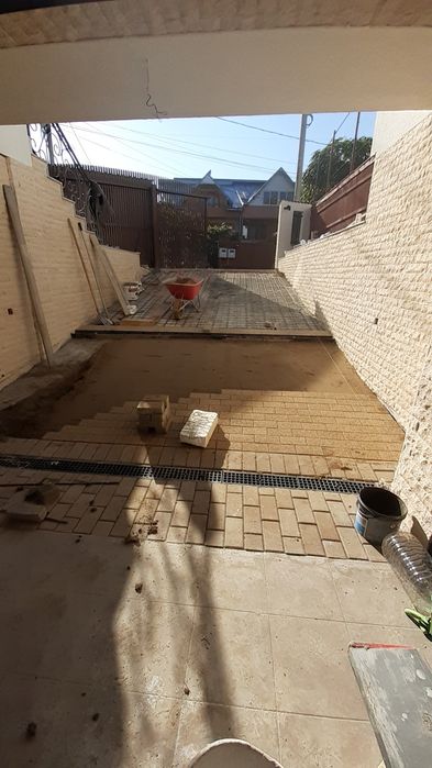 Montaj pavele beton sau cauciuc