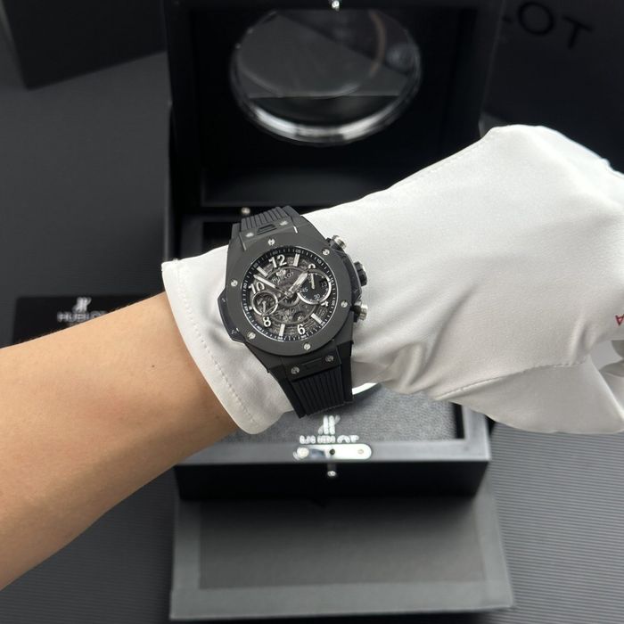 Луксозен Автоматичен Часовник Hublot Big Bang Unico Black Magic 42mm, 1280 Movement