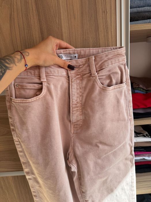 Дънки Zara висока талия