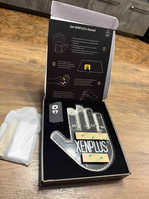 Semn LED pentru masina deget mijlociu