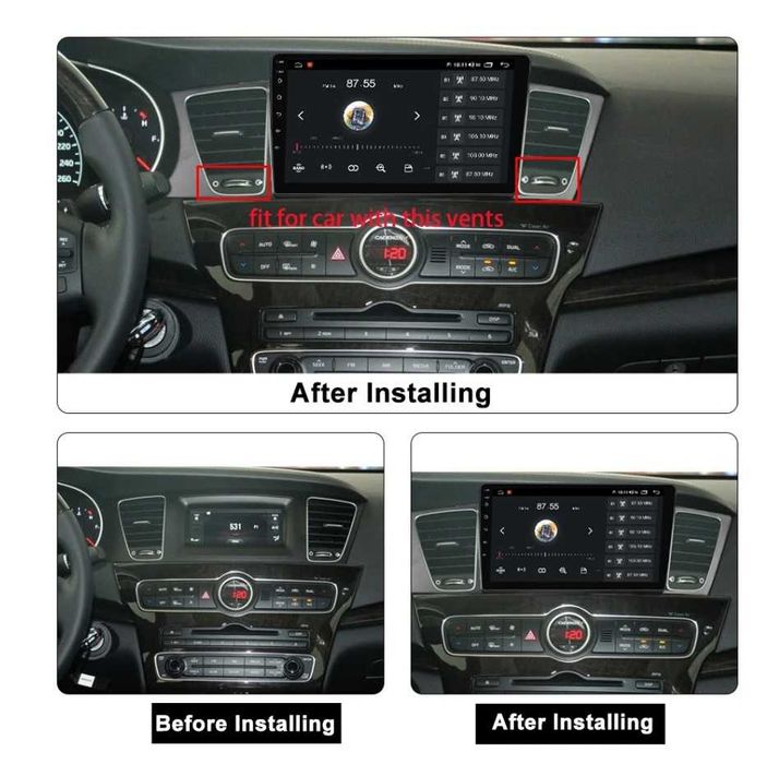 KIA K7 Cadenza 2013/2017 9" - Андроид Навигация , 9690