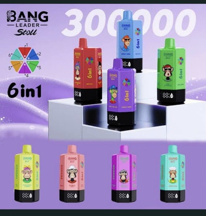 Pachet 2 Bucati Vape 300.000 Puffs 6 Arome Reincacabil Display