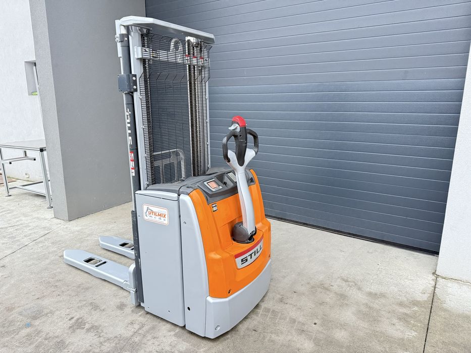 transpalet Liza electrica cu catarg Still 1,4 t  an 2017, nu Linde,