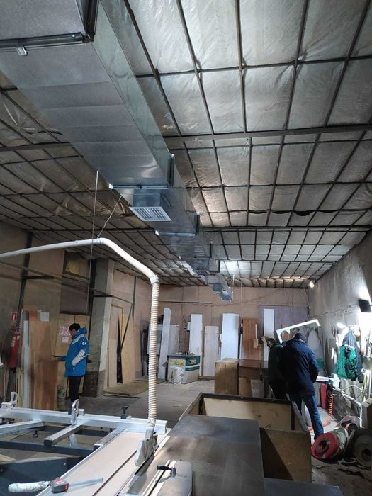 монтаж вентиляции