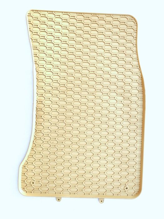 Covorașe cauciuc bej/crem pentru BMW E60/E61 2003-2010