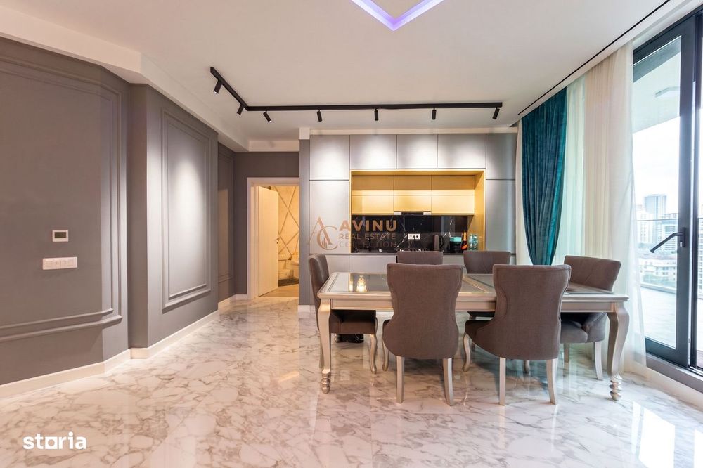 Penthouse | Bd Pipera | 100+30mp | Rooftop 200mp | Complet Mobilat — fotografia 3