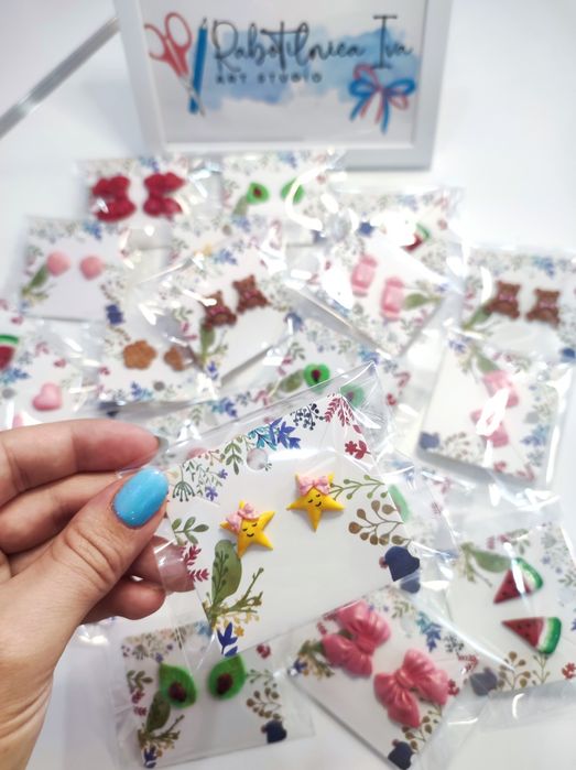 Обеци от полимерна глина