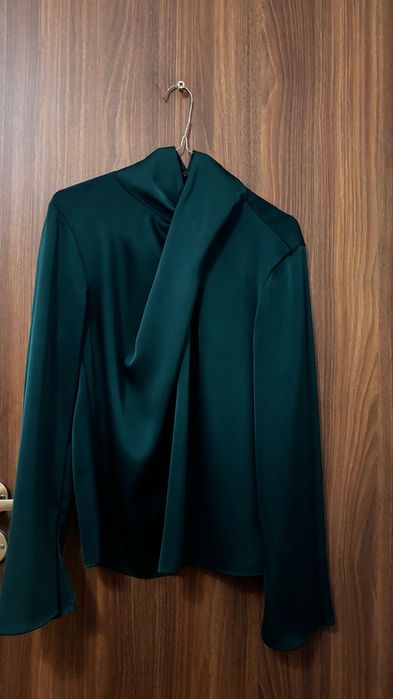 Зелена Блуза риза HM