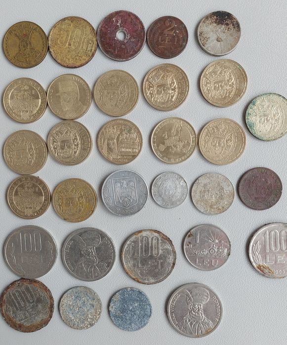 31 monede vechi România
