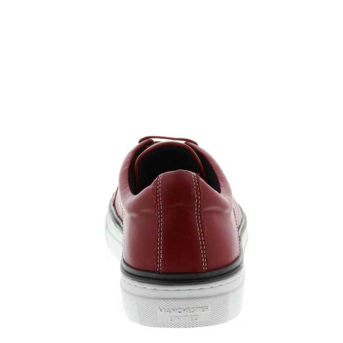 Manchester-мъжки сникърси естествена кожа