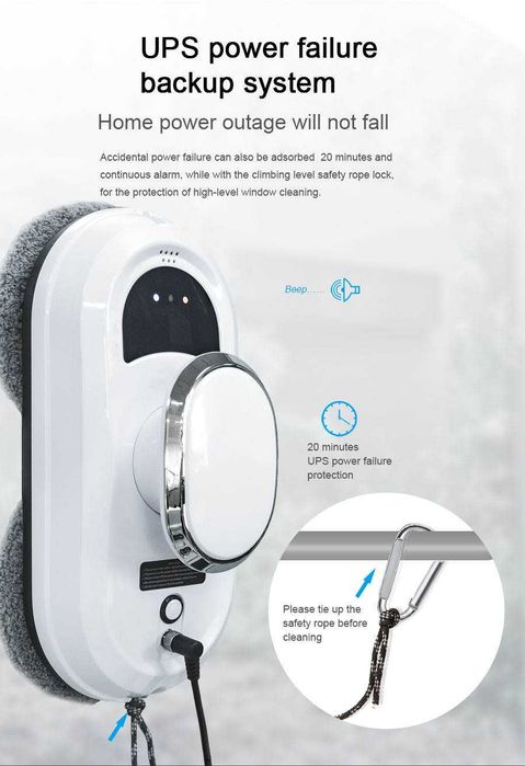 Робот за миене на прозорци робот с вакум за миене на прозорци