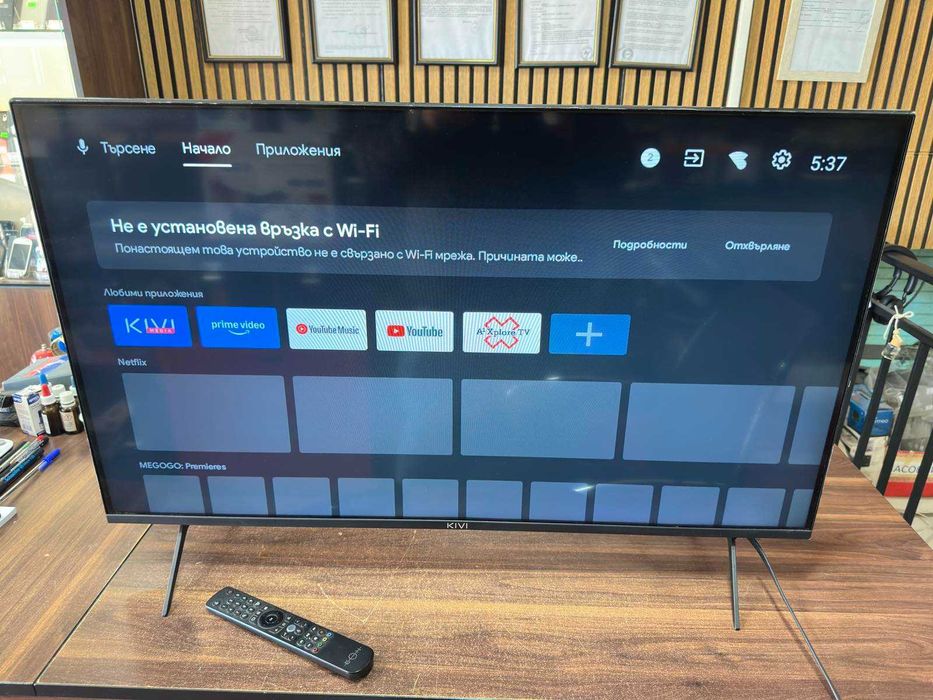 Телевизор KIVI LED 40F750NB, 40" (102 см), Smart Android TV, Full HD