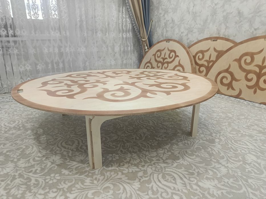 Жиналмалы дөңгелек столдар