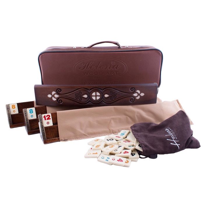 Joc rummy, remi din lemn de calitate superioara. 2652 Zambak