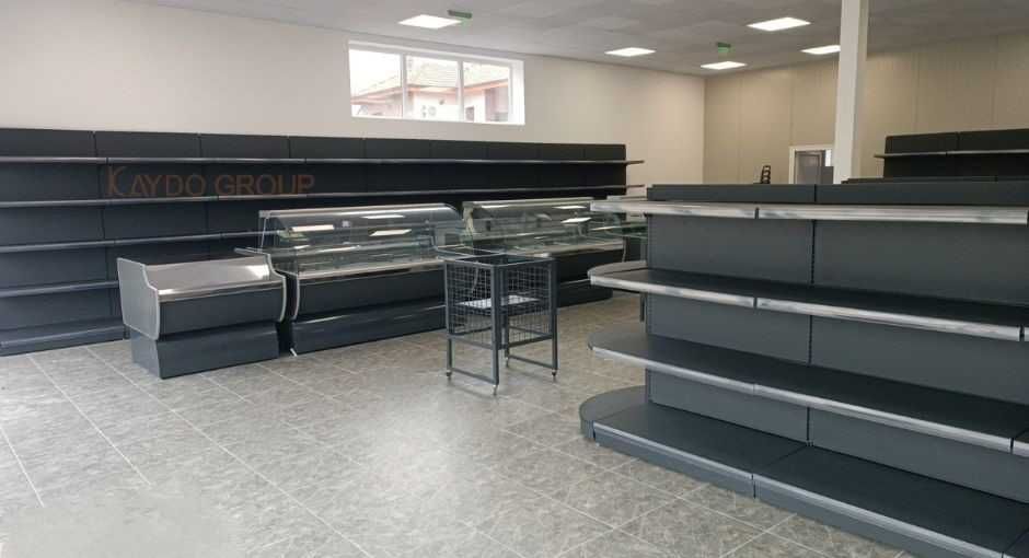 ОФЕРТА! Промо кош подсилен,колела,стопери и подвижно дъно сив 60/60/85