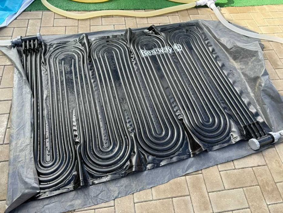 Set Piscină Bestway 305x76 + Pompă Nisip Intex SX1500 + Încălzire Solară (Ca Nouă)