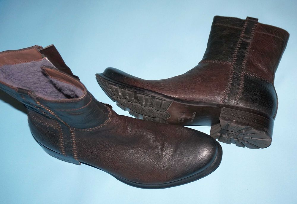 полусапоги кожаные  мужские