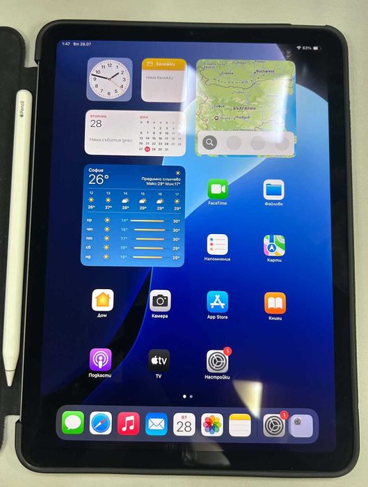 Таблет iPad Air 5 64GB+Apple Pencil USB-C